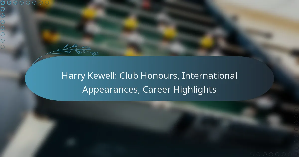 You are currently viewing Harry Kewell: Club Honours, International Appearances, Career Highlights