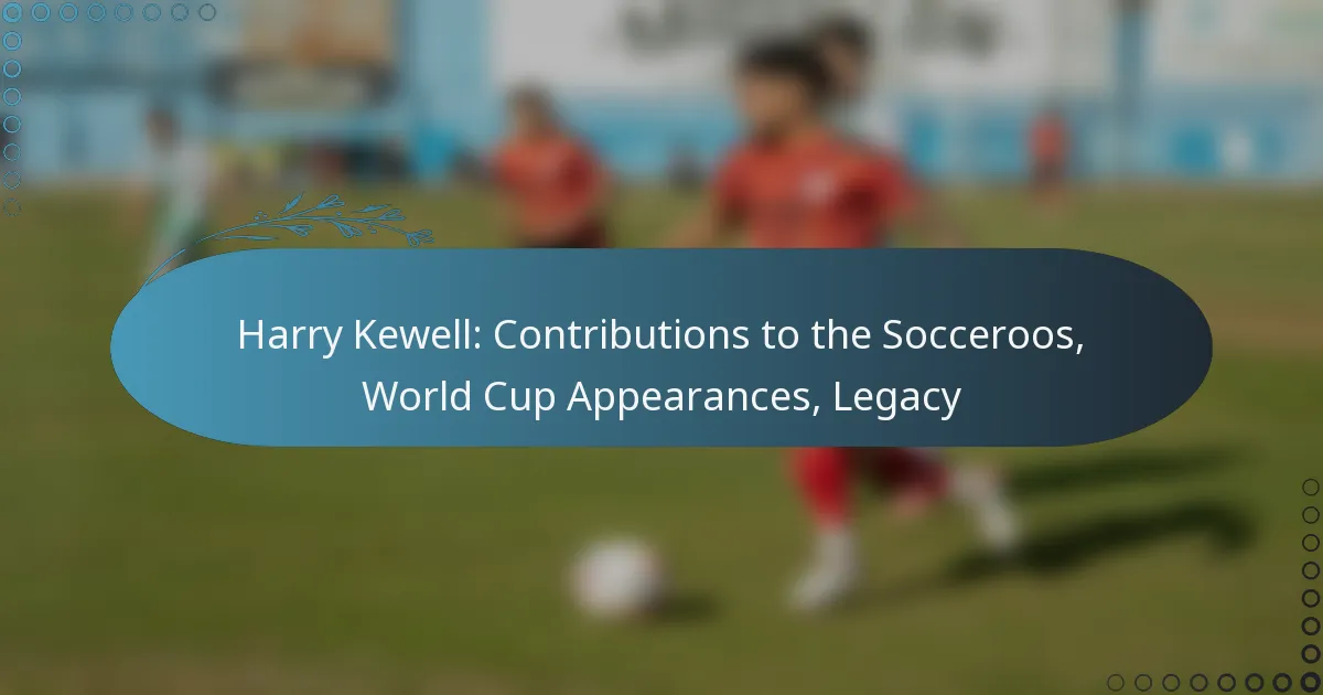 Read more about the article Harry Kewell: Contributions to the Socceroos, World Cup Appearances, Legacy