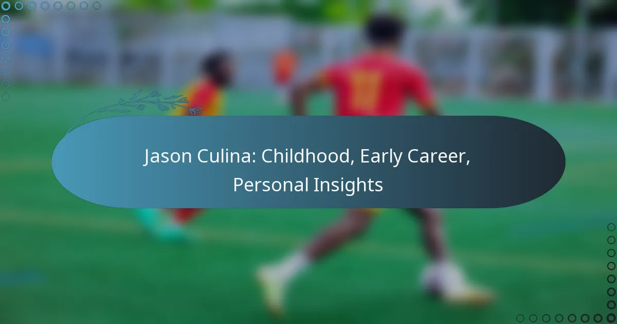Read more about the article Jason Culina: Childhood, Early Career, Personal Insights
