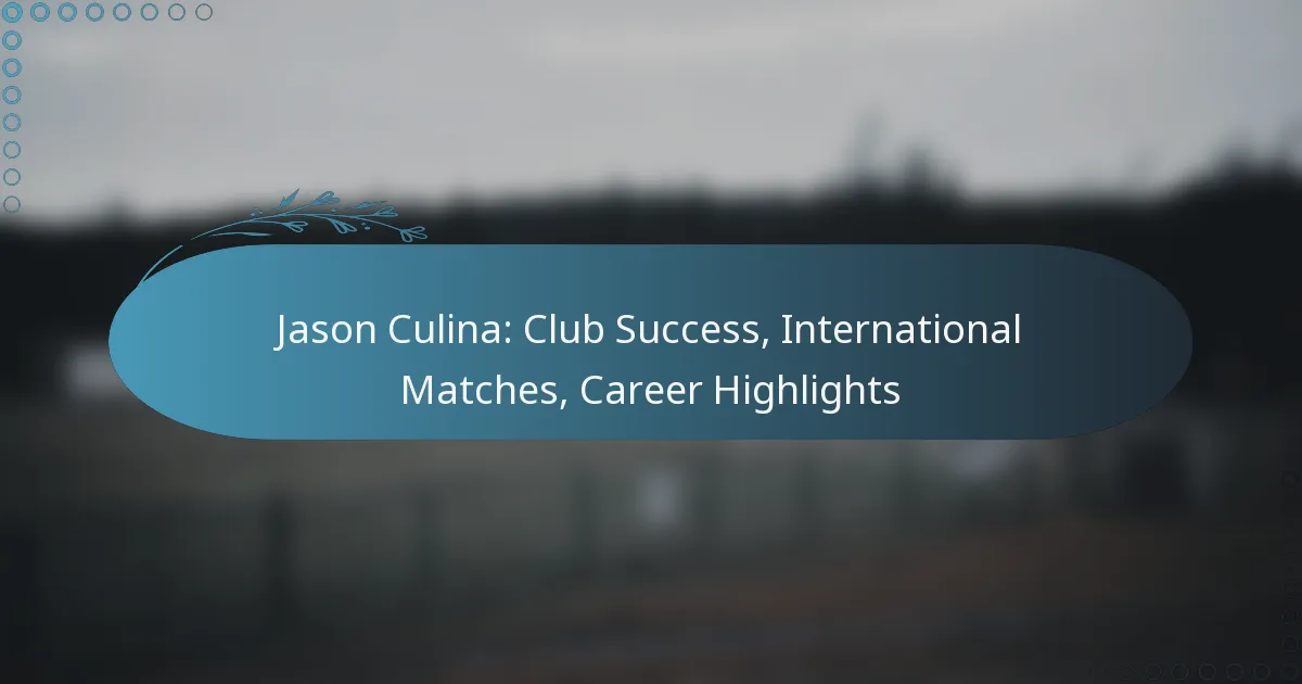 You are currently viewing Jason Culina: Club Success, International Matches, Career Highlights